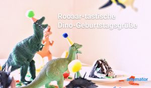 Dino Geburtstagswünsche für Kinder